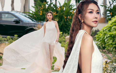 Thanh Hằng diện trang phục tái chế, catwalk cực slay