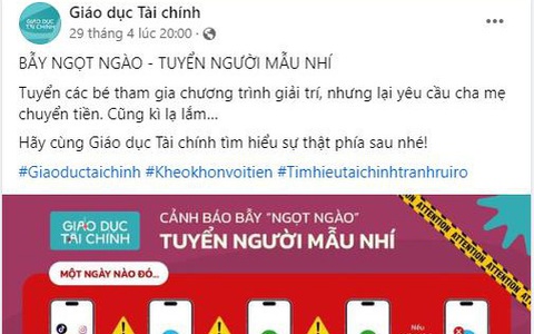 Cung cấp kiến thức tài chính cho người dân qua trang thông tin trên nền tảng mạng xã hội Facebook
