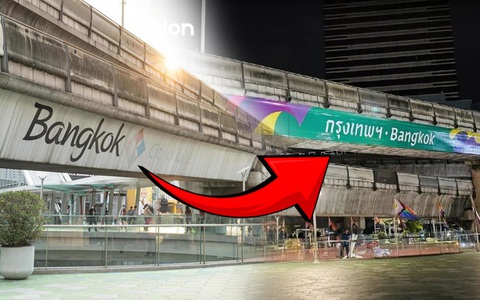 Du khách 'đu trend' đổi tên biểu tượng của Bangkok