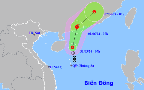 Áp thấp nhiệt đới trên Biển Đông khả năng mạnh lên thành bão