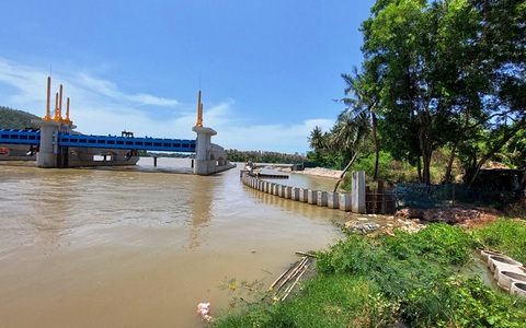 Đập ngăn mặn ‘dính’ dự án Tập đoàn Phúc Sơn: Đề nghị chi 6 tỉ đồng bồi thường đất