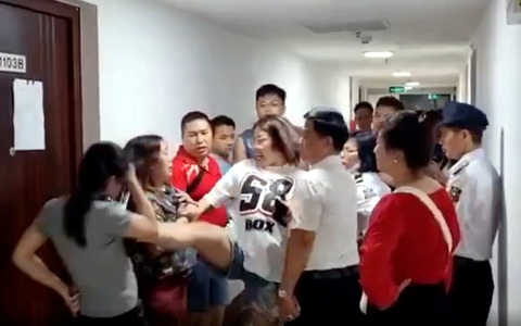 Công an vào cuộc vụ hành hung cư dân ở chung cư Đồng Phát