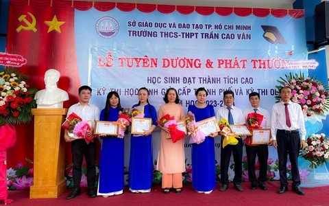 Trường Trần Cao Vân TP.HCM đạt kiểm định chất lượng giáo dục cấp độ 1