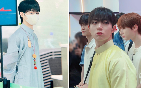 Hanbin rủ rê Hyeongseop diện áo tấc truyền thống đến Việt Nam
