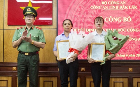 Vợ liệt sĩ hy sinh trong vụ khủng bố ở Đắk Lắk được tuyển dụng vào ngành công an