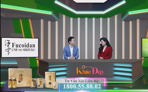 Đại diện nhãn hàng Fucoidan Umi No Shizuku Nhật Bản chia sẻ sứ mệnh của tập đoàn