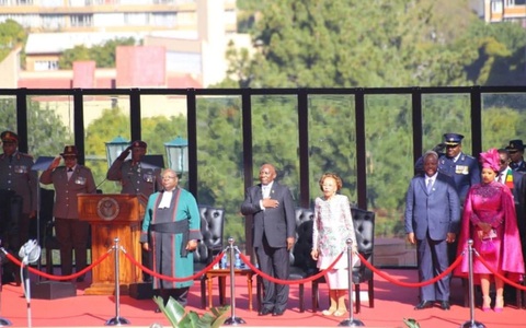 Ông Ramaphosa tuyên thệ nhậm chức tổng thống Nam Phi nhiệm kỳ hai