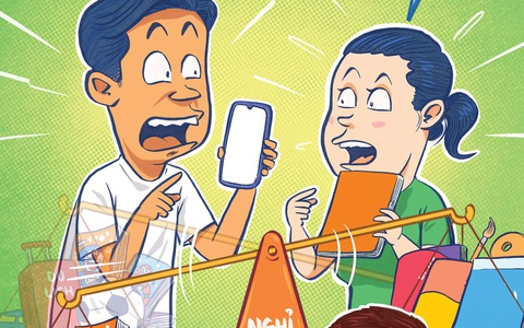 Ba mẹ đau đầu cân bằng kỳ nghỉ hè cho con trai