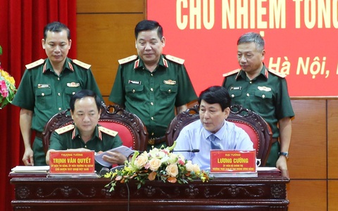 Bàn giao chức trách, nhiệm vụ chủ nhiệm Tổng cục Chính trị Quân đội nhân dân Việt Nam