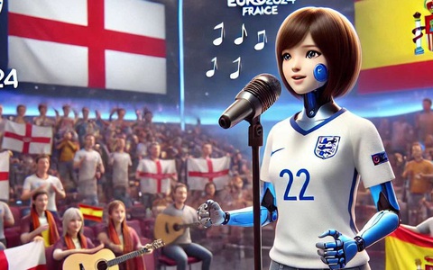 AI sáng tác bài hát cổ động chung kết Euro 2024, Anh đấu với Tây Ban Nha