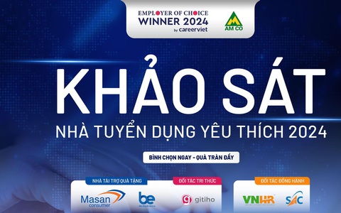 CareerViet khởi động chương trình khảo sát Nhà tuyển dụng yêu thích 2024