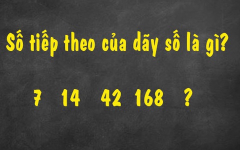 Tìm số tiếp theo của dãy số trong 20 giây