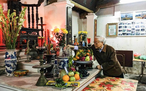 Lại Đà và những hình ảnh của Tổng bí thư Nguyễn Phú Trọng ở quê nhà