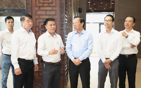 Lãnh đạo TP.HCM dự lễ an vị Phòng tưởng niệm Chủ tịch Tôn Đức Thắng