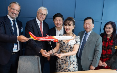 Vietjet và Airbus ký kết hợp đồng 20 tàu A330neo trị giá 7,4 tỉ đô la
