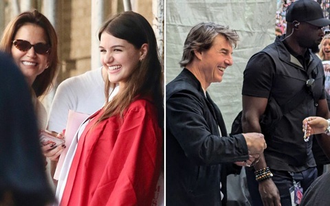 Phát hiện con gái Tom Cruise xóa họ bố trong sổ tay tốt nghiệp