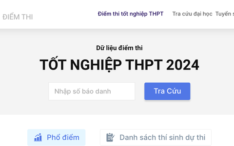 Đón xem điểm thi tốt nghiệp THPT 2024 trên Tuổi Trẻ