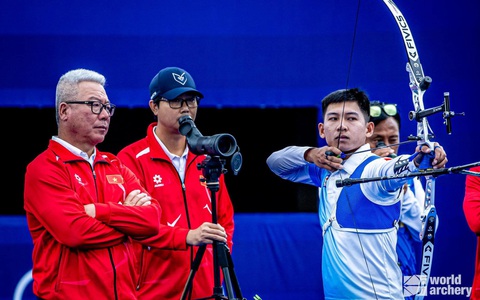 Cung thủ Lê Quốc Phong sớm dừng bước ở Olympic 2024