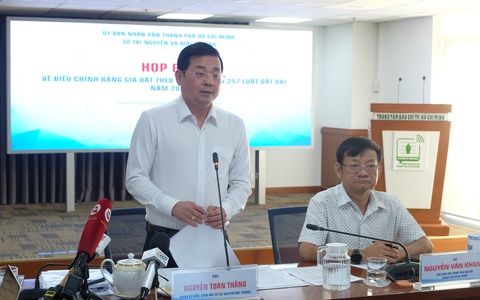 Sở Tài nguyên và Môi trường TP.HCM: Giá đất khi chuyển mục đích cao hơn như vậy mới công bằng