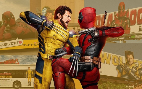 'Deadpool & Wolverine' chọn ảnh hài hước thông báo gia nhập 'câu lạc bộ tỉ đô'