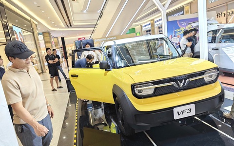 Xe điện nhỏ gọn VinFast VF 3 đã tới tay khách hàng