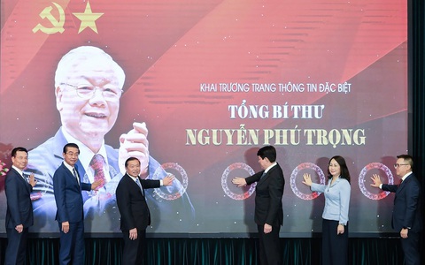 Khai trương trang thông tin đặc biệt về cố Tổng Bí thư Nguyễn Phú Trọng