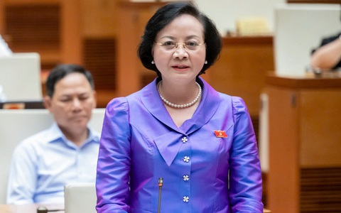 Bộ trưởng Phạm Thị Thanh Trà thông tin về việc sáp nhập huyện, xã
