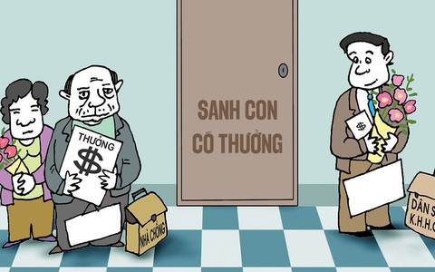 Sinh con có thưởng: Mình thưởng cỡ này còn chưa ăn thua...