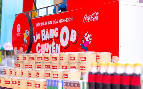 Kết nối và chia sẻ - chương trình ‘Lẩu băng chuyền 0 đồng’ của Kichi-Kichi