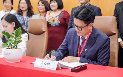 Chứng khoán Kafi hợp tác toàn diện cùng Trường đại học Văn Lang