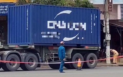 Tông chết 2 dì cháu, tài xế container bị tạm giữ