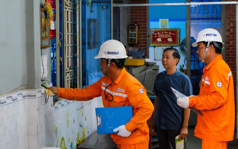 TP.HCM đảm bảo an toàn điện ở huyện Cần Giờ và Nhà Bè mùa mưa bão