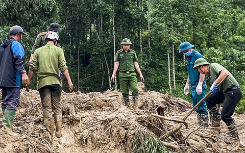 Tìm thấy 30 thi thể bị vùi lấp tại Làng Nủ ở Lào Cai, còn 65 người mất tích