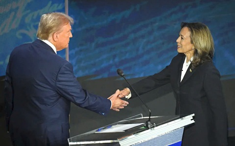 Giới phân tích có ý kiến khác nhau về cuộc tranh luận giữa ông Trump và bà Harris