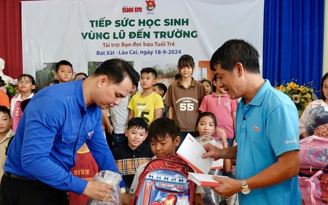 Dành 22 tỉ đồng bạn đọc Tuổi Trẻ đóng góp tái thiết vùng bão lũ
