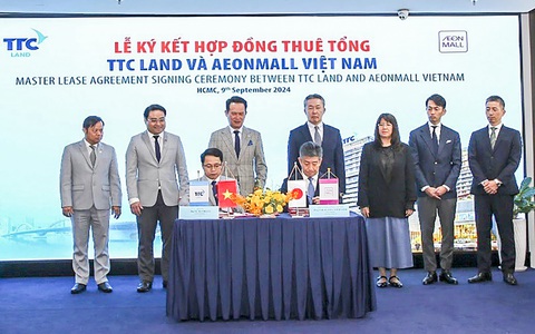 TTC Land và AeonMall Việt Nam ký hợp đồng thuê tổng dự án tại Đà Nẵng
