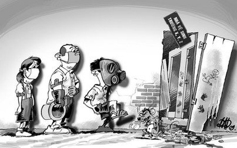 Hụt hẫng vì nhà vệ sinh ở khu du lịch