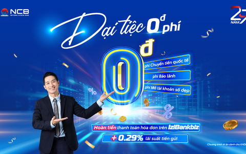 NCB tung ‘cơn mưa ưu đãi’ mừng kỷ niệm 29 năm thành lập