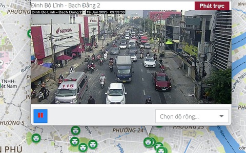 Người dân TP.HCM có thể xem camera giao thông và hỏi đáp trực tuyến