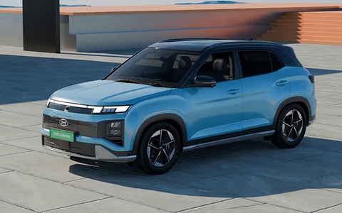 Hyundai Creta lần đầu có bản điện, sạc 10-100% trong 4 tiếng, chạy 473km