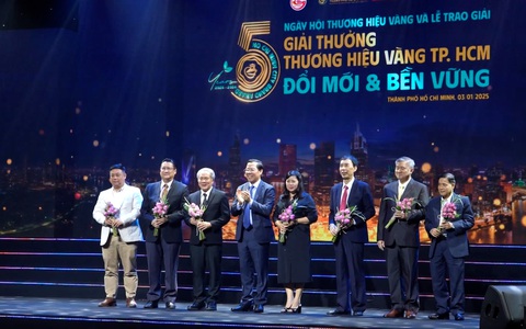 TP.HCM vinh danh 29 doanh nghiệp đạt giải Thương hiệu Vàng 2024