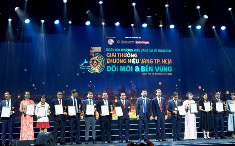 Thương hiệu Vàng TP.HCM lần 5 vinh danh 29 doanh nghiệp