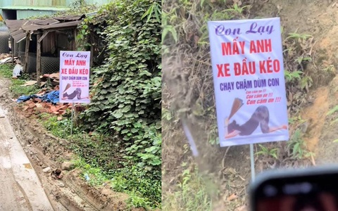 Ảnh vui 13-2: Người dân 'năn nỉ' mấy anh xe đầu kéo