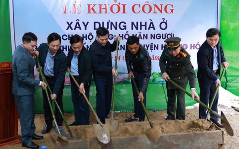 Bộ Công an hỗ trợ xây dựng 1.143 nhà ở, trị giá 80 tỉ đồng cho Quảng Trị