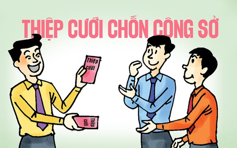 Ngỡ ngàng với tấm thiệp cưới đầu năm