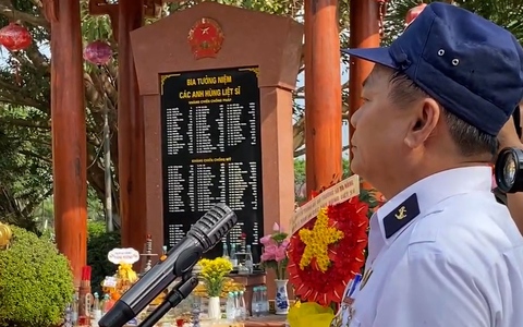 Thêm 3 liệt sĩ Gạc Ma được khắc tên ở đình Nại Nam, Đà Nẵng