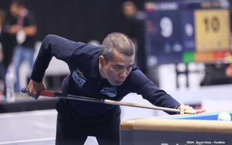 Trần Quyết Chiến, Bao Phương Vinh nhẹ nhàng vào bán kết giải billiards thế giới