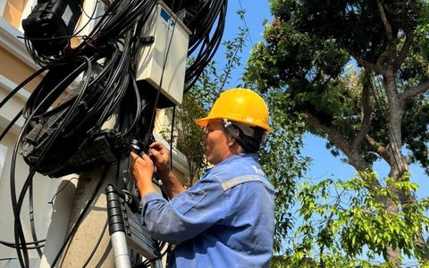 Đã khôi phục 90% dịch vụ viễn thông sau vụ cháy VNPT Tiền Giang