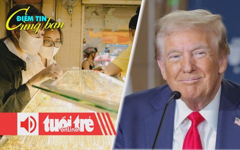 Điểm tin 18h: Giá vàng rơi khỏi ngưỡng 100 triệu đồng/lượng; 'Ông mối' Trump giữa chiến sự Ukraine