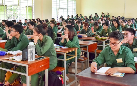 Vì sao Trường đại học Luật TP.HCM thu học phí giáo dục quốc phòng gần 23 triệu đồng?